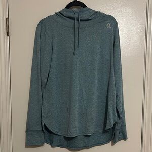 Reebok Teal Long Sleeve Hoodie